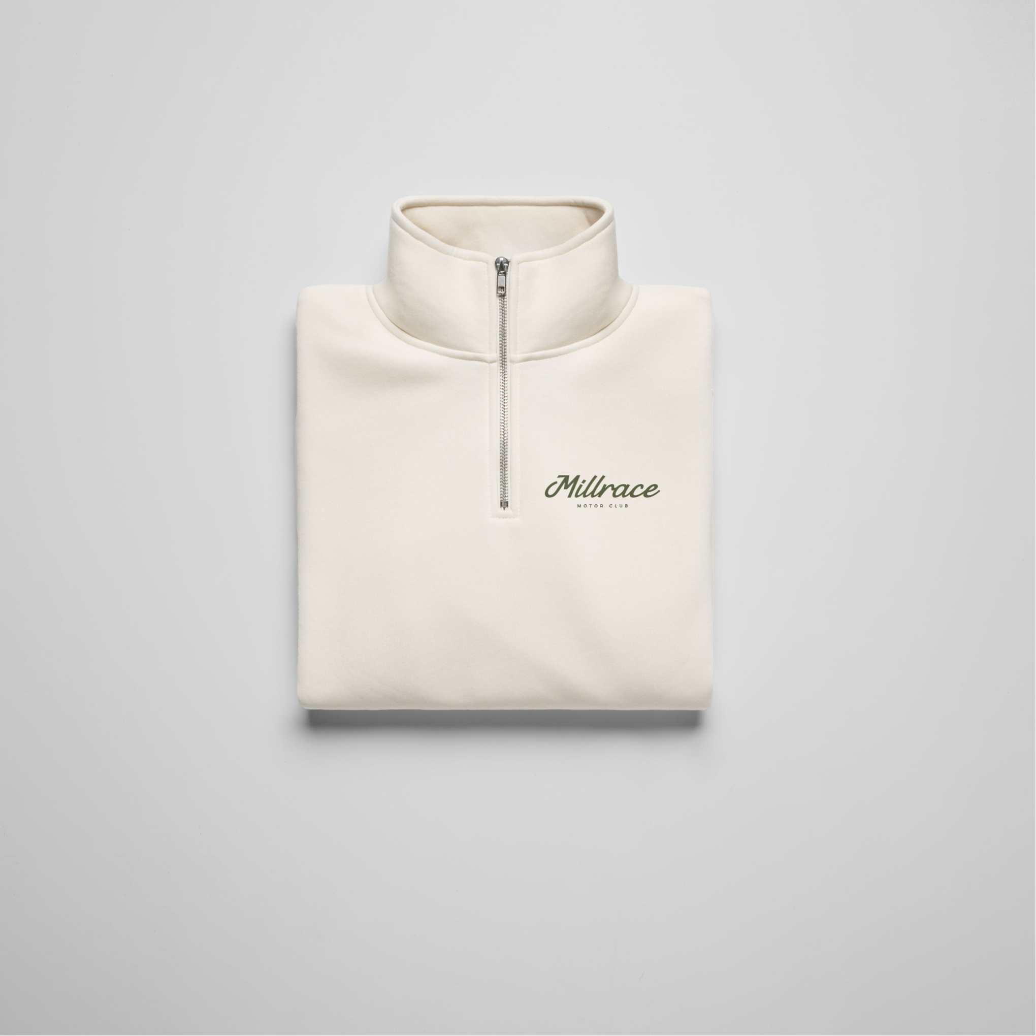 Founder Quarter-Zip Sweater Off White
