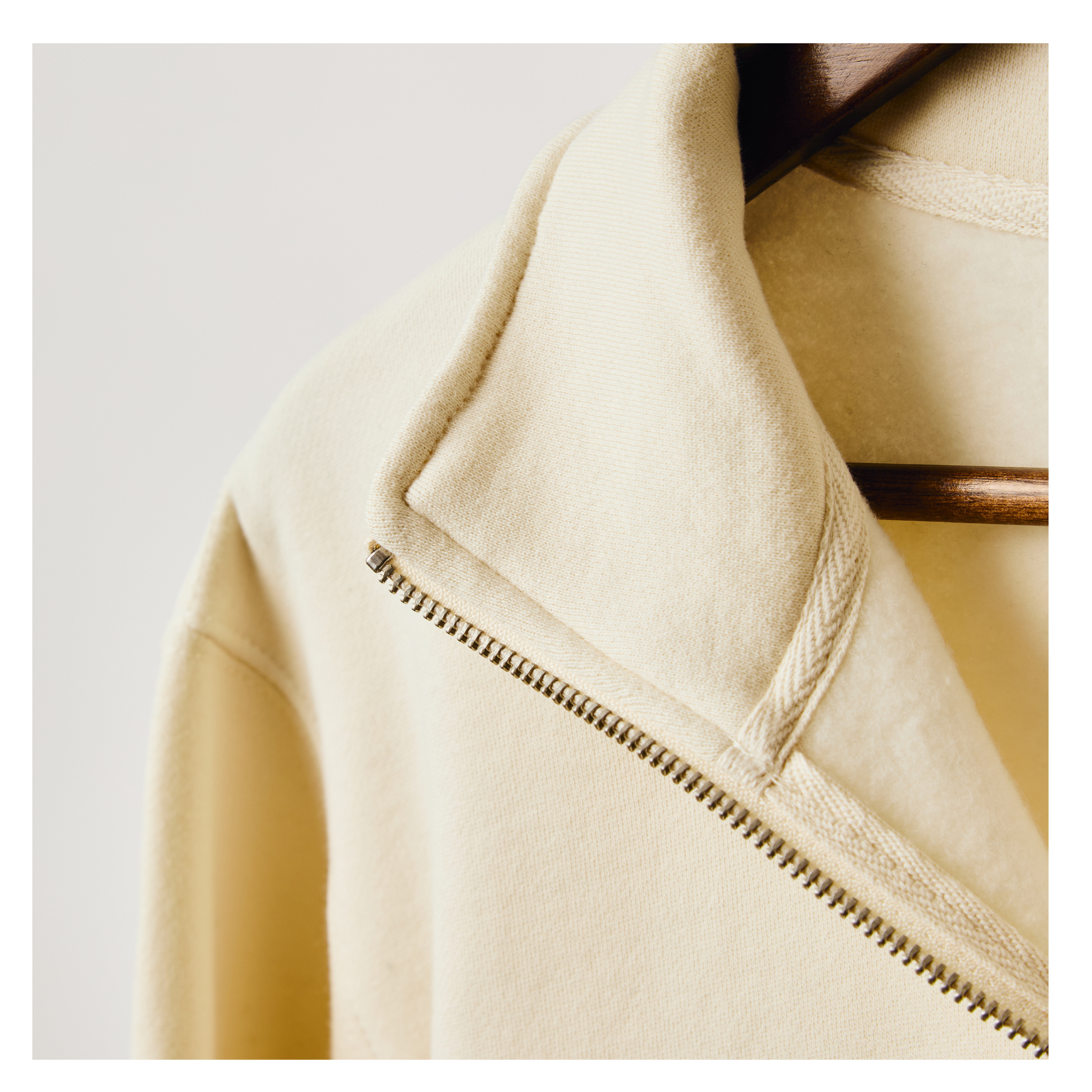 Founder Quarter-Zip Sweater Off White