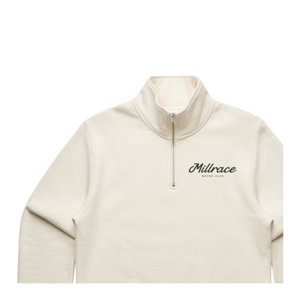 Founder Quarter-Zip Sweater Off White