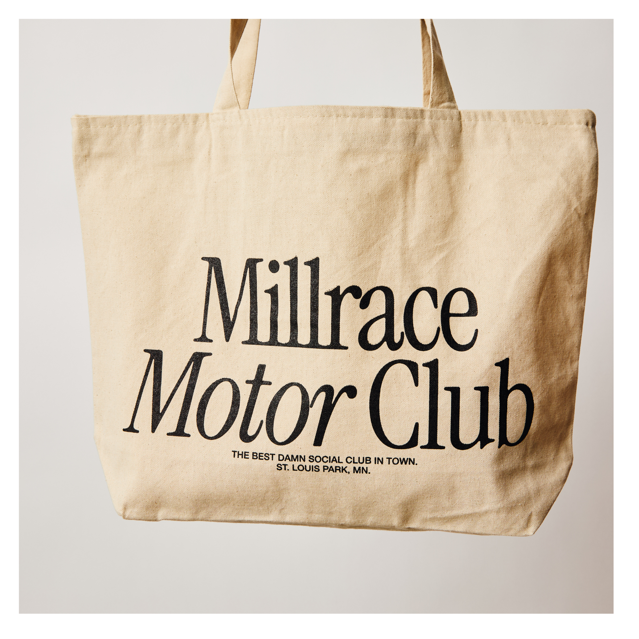 Raceday Canvas Tote
